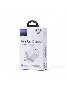 Joyroom liten snabbladdare USB Typ C PD 25W UK-kontakt svart (L-P251)