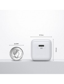Joyroom Fast USB Typ C Väggladdare 25W 3A EU-kontakt Vit (L-P251)