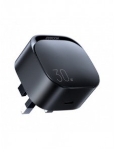 Liten snabbladdare USB Typ C PD 30W UK-kontakt svart (L-P307)