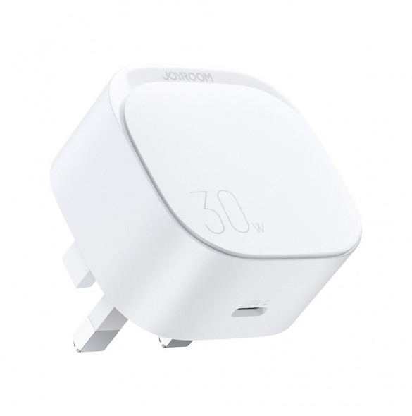 Liten snabb USB Typ C PD-laddare 20W UK-kontakt Vit (L-P307)