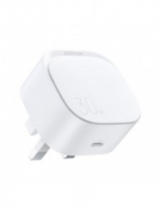 Liten snabb USB Typ C PD-laddare 20W UK-kontakt Vit (L-P307)