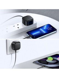 Liten snabb USB Typ C PD-laddare 20W UK-kontakt Vit (L-P307)