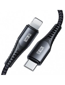 Joyroom MFI USB Typ C - Lightning-kabel 2,1A 1,8m svart (ST-C04 1,8M Svart)