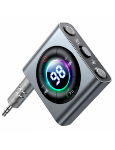 Joyroom Bluetooth AUX-sändare (sändare / mottagare) för bil, TV grå (JR-CB2)