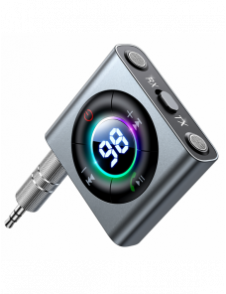 Joyroom Bluetooth AUX-sändare (sändare / mottagare) för bil, TV grå (JR-CB2)