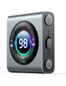 Joyroom Bluetooth AUX-sändare (sändare / mottagare) för bil, TV grå (JR-CB2)