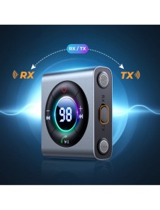 Joyroom Bluetooth AUX-sändare (sändare / mottagare) för bil, TV grå (JR-CB2)