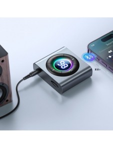 Joyroom Bluetooth AUX-sändare (sändare / mottagare) för bil, TV grå (JR-CB2)