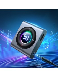 Joyroom Bluetooth AUX-sändare (sändare / mottagare) för bil, TV grå (JR-CB2)