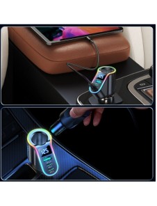 Joyroom snabb billaddare 4in1 USB-A QC3.0 / 2xUSB-C PD 150W svart (JR-CL21)