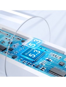 Joyroom TWS hörlurar trådlös ENC vattentät IPX4 Bluetooth 5.3 vit (JR-TL11)