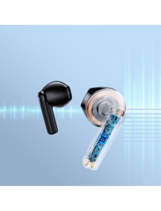 Joyroom hörlurar TWS trådlös ENC vattentät IPX4 Bluetooth 5.3 svart (JR-TL11)