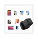 Joyroom liten snabbladdare USB Typ C PD 25W UK-kontakt svart + USB Typ C - USB Typ C-kabel (L-P251)