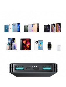 Joyroom powerbank 10000mAh 2,1A 2x USB svart (JR-T012 svart)