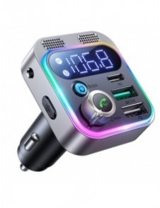 Joyroom FM-sändare / billaddare 48W PPS/PD/QC3.0 svart (JR-CL16)