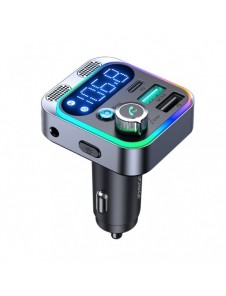 Joyroom FM-sändare / billaddare 48W PPS/PD/QC3.0 svart (JR-CL16)