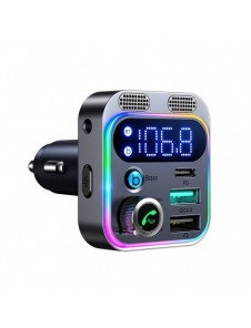 Joyroom FM-sändare / billaddare 48W PPS/PD/QC3.0 svart (JR-CL16)