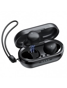 Joyroom TWS Bluetooth 5.1 300mAh trådlösa hörlurar svarta (JR-TL1 Pro)