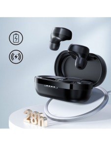 Joyroom TWS Bluetooth 5.1 300mAh trådlösa hörlurar svarta (JR-TL1 Pro)
