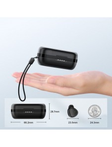Joyroom TWS Bluetooth 5.1 300mAh trådlösa hörlurar svarta (JR-TL1 Pro)