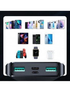 Joyroom powerbank 15W 10000mAh PD QC3.0 AFC svart (JR-T013)