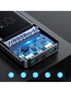 Joyroom powerbank 15W 10000mAh PD QC3.0 AFC svart (JR-T013)