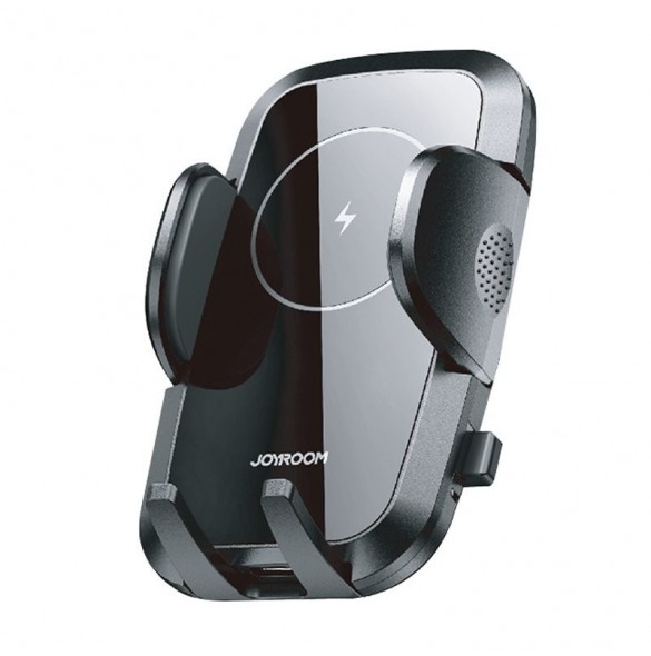 Joyroom Car Air Vent Mount Hållare Qi trådlös laddare 15W svart (JR-ZS241)