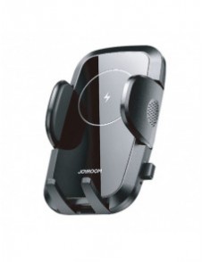 Joyroom Car Air Vent Mount Hållare Qi trådlös laddare 15W svart (JR-ZS241)