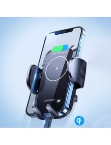 Joyroom Car Air Vent Mount Hållare Qi trådlös laddare 15W svart (JR-ZS241)
