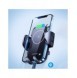 Joyroom Car Air Vent Mount Hållare Qi trådlös laddare 15W svart (JR-ZS241)