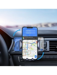 Joyroom Car Air Vent Mount Hållare Qi trådlös laddare 15W svart (JR-ZS241)
