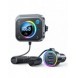 Joyroom FM-sändare / snabb billaddare 30W (2xUSB-A / USB-C PD) svart (JR-CL18)