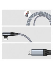 Joyroom Lightning till HDMI 4K 60Hz adapter skärm spegelvänd grå (SY-35L1)