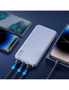 Joyroom powerbank 10000mAh Dazzling Series 22,5W vit (QP194)