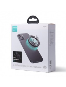 Joyroom kit multifunktionell magnetisk bilhållare ringtelefonstöd svart (JR-ZS294)