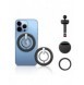 Joyroom kit multifunktionell magnetisk bilhållare ringtelefonstöd svart (JR-ZS294)