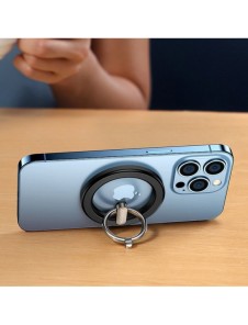Joyroom kit multifunktionell magnetisk bilhållare ringtelefonstöd svart (JR-ZS294)