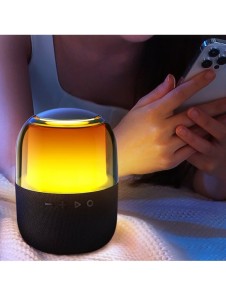 Joyroom trådlös Bluetooth 5.3 RGB-högtalare svart (JR-ML05)