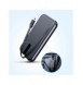 Joyroom powerbank med inbyggd Lightning-kabel 20W 10000mAh PD QC3.0 svart (JR-L001- Lightning)