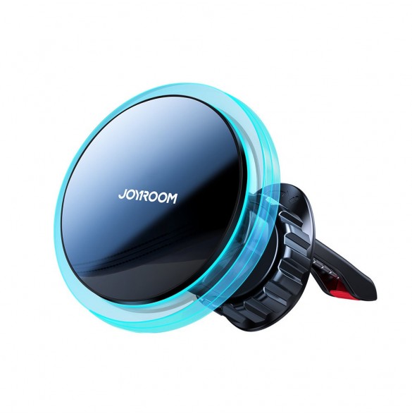 Joyroom Air Vent Biltelefonhållare med 15W Qi trådlös laddare (MagSafe-kompatibel) Silver (JR-ZS291)