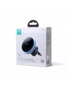 Joyroom Air Vent Biltelefonhållare med 15W Qi trådlös laddare (MagSafe-kompatibel) Silver (JR-ZS291)