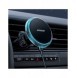 Joyroom Air Vent Biltelefonhållare med 15W Qi trådlös laddare (MagSafe-kompatibel) Silver (JR-ZS291)