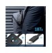 Joyroom Linglong powerbank 10000mAh 20W Strömförsörjning Snabbladdning USB / USB Typ C / inbyggd USB Type C-kabel svart JR-L001