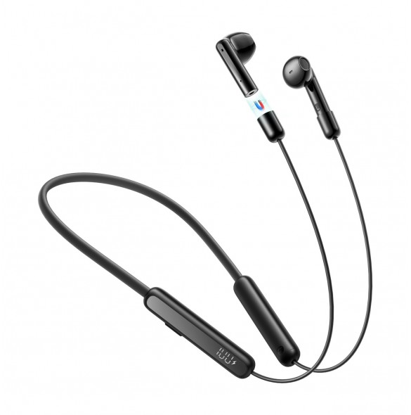 Joyroom DS1 Sport Wireless Neckband Hörlurar - Svart
