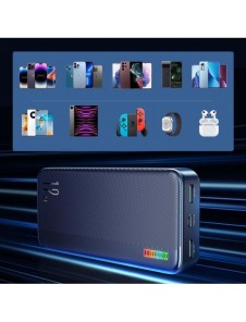 Joyroom powerbank 20000mAh Dazzling Series 12W svart (JR-T017)