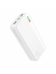 Joyroom powerbank 20000mAh Dazzling Series 12W vit (JR-T017)