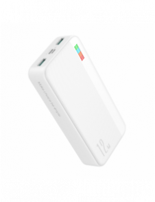 Joyroom powerbank 20000mAh Dazzling Series 12W vit (JR-T017)