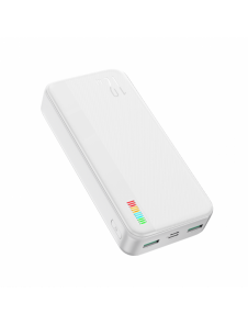 Joyroom powerbank 20000mAh Dazzling Series 12W vit (JR-T017)