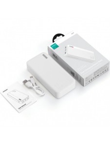 Joyroom powerbank 20000mAh Dazzling Series 12W vit (JR-T017)