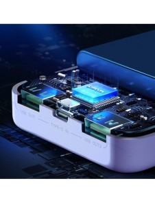 Joyroom powerbank 20000mAh Dazzling Series 12W vit (JR-T017)